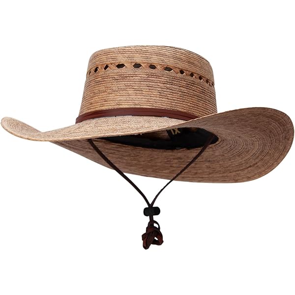 Amazon.com: Men's Palm Braid Gambler Hat - Dk Natural M